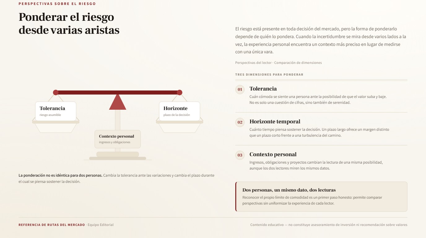 Una balanza de papel que simboliza la ponderación del riesgo